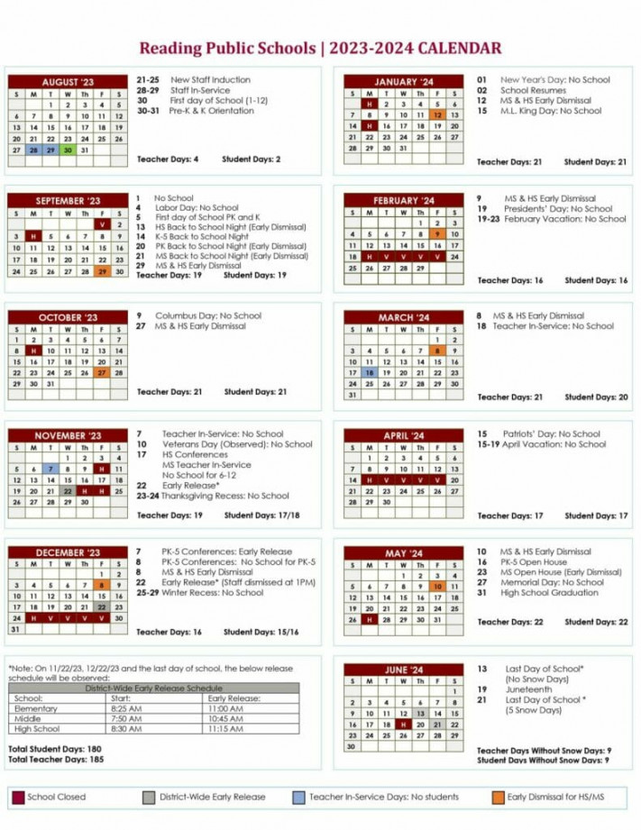 –  RPS District Calendar