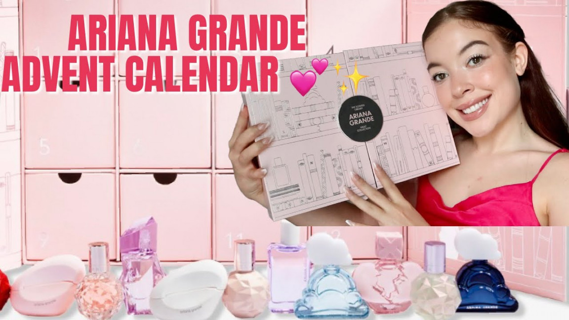 ARIANA GRANDE ADVENT CALENDAR  ARIANA GRANDE SCENT LIBRARY VAULT  COLLECTION !