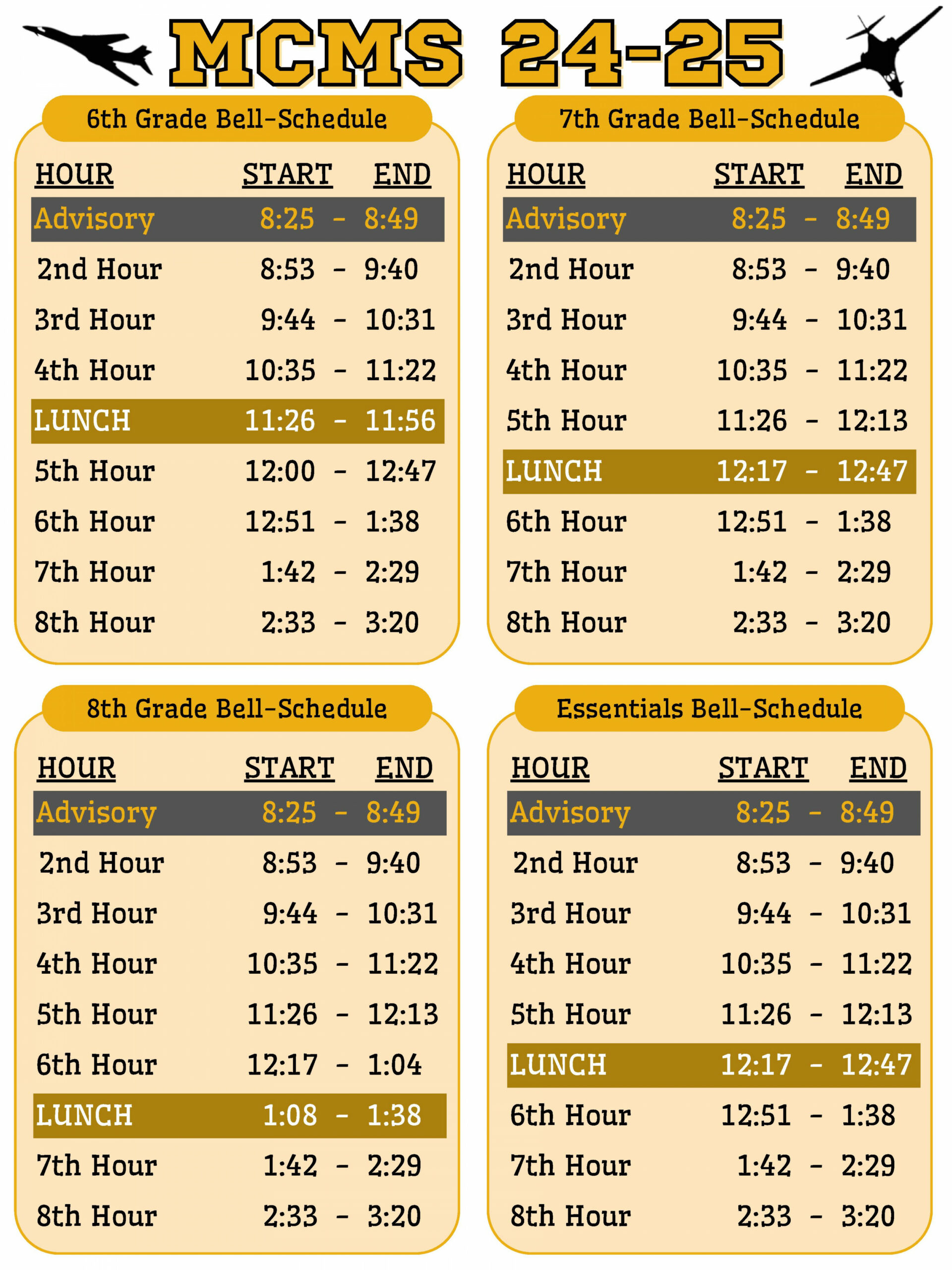 - Bell Schedule  Midwest City Middle School