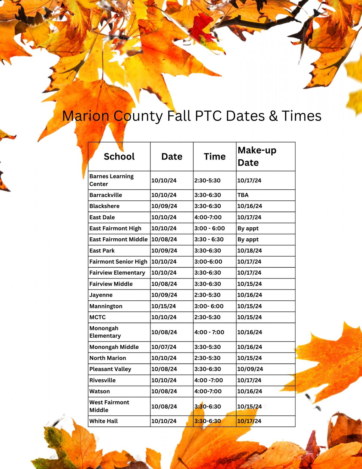 Documents  Marion County Schools