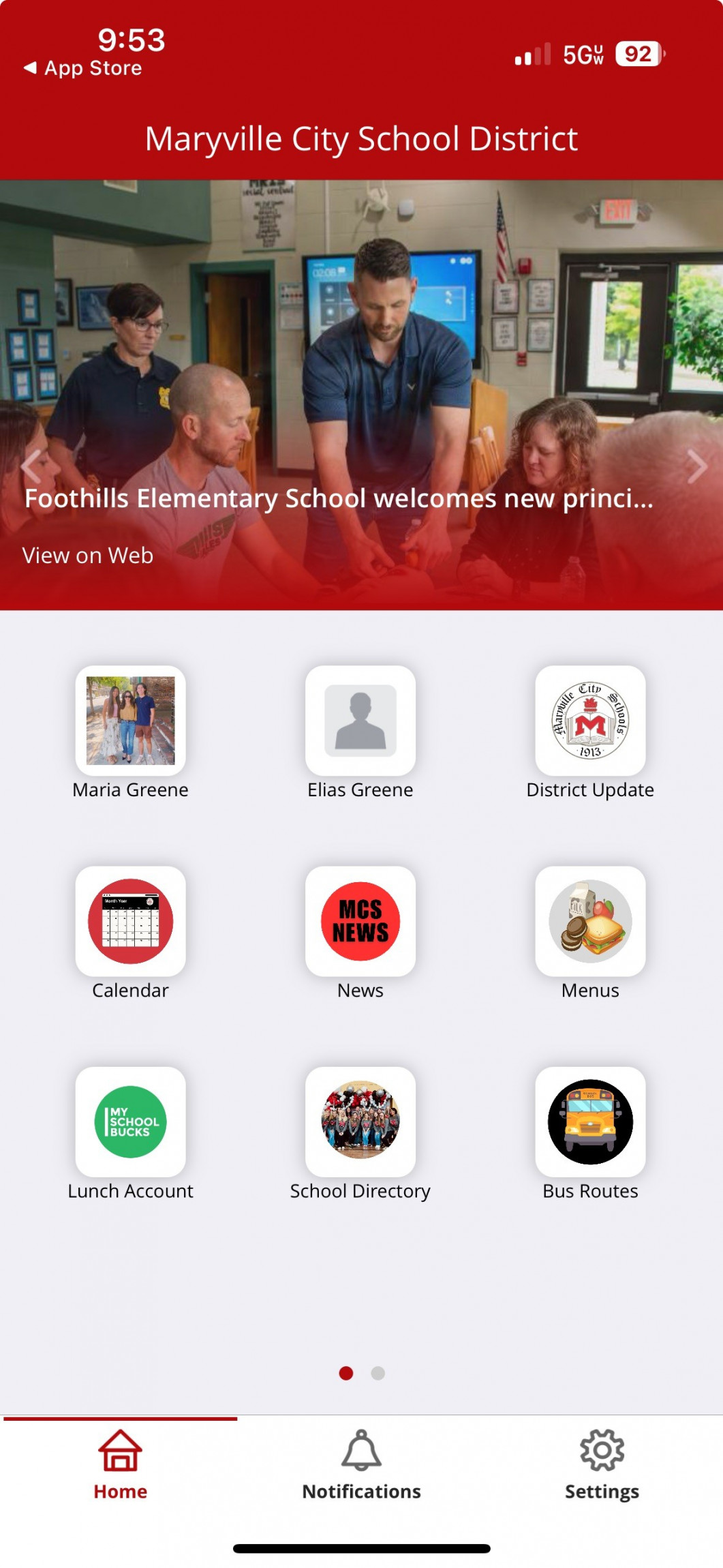 Maryville City Schools launches new app  Details Page