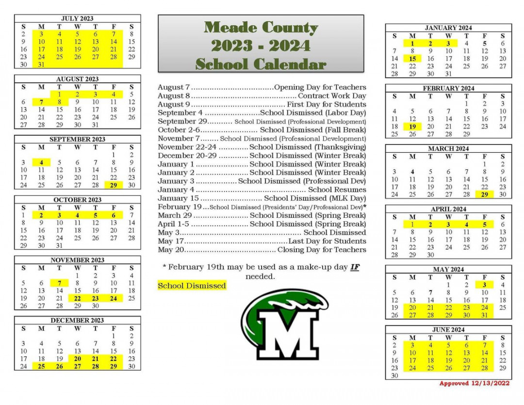 Meade County Schools KY on X: "-- Board of Education Approves