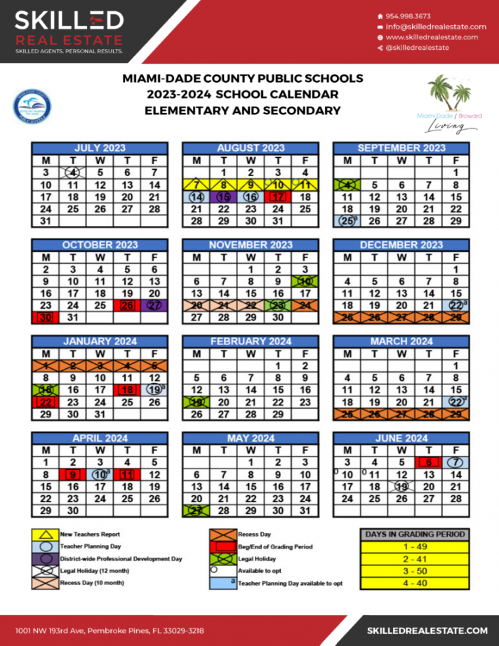 - Miami-Dade School Calendar » Miami-Dade / Broward Living