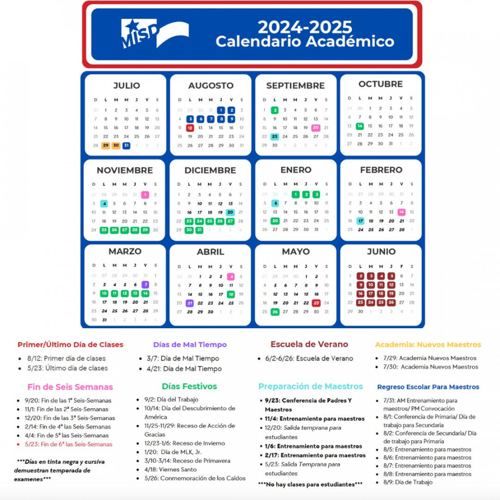 Midland ISD on X: "Here is the official - Academic