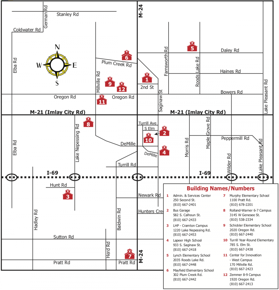 District Map - Lapeer Community Schools