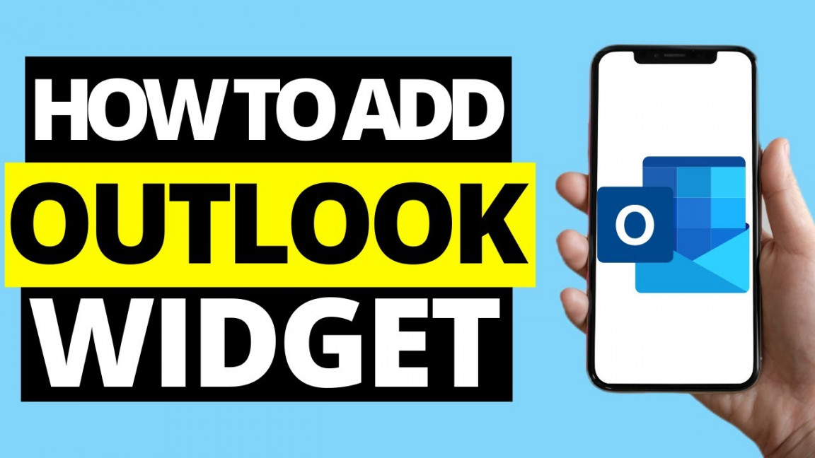 How To Add Outlook Widget On iPhone (iOS )