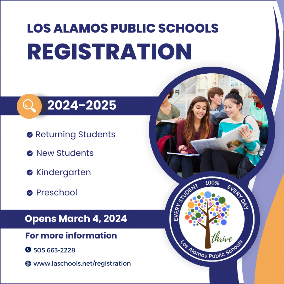 LAPS: Registration For - School Year Opens Monday