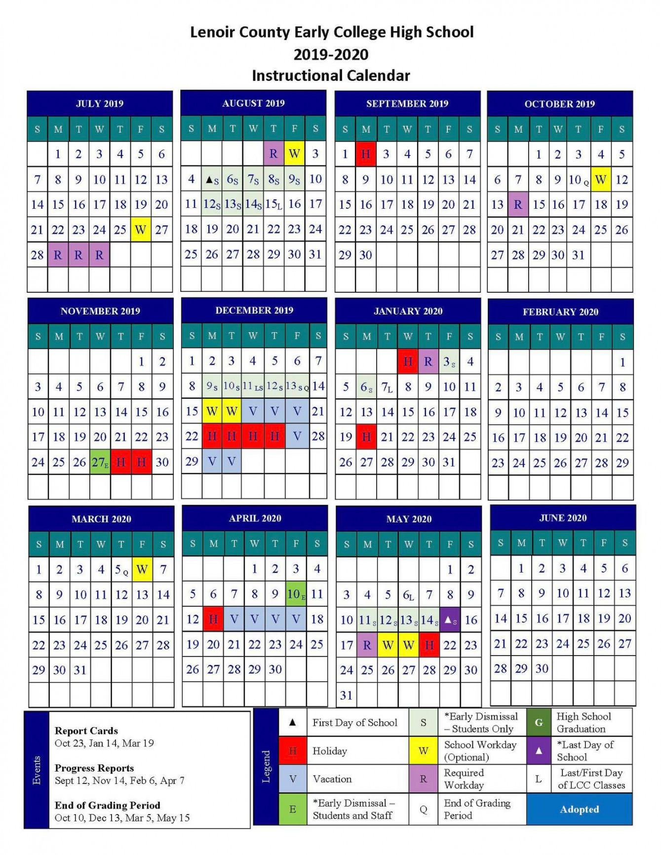 LCPS: Calendar approved for next school year to give students