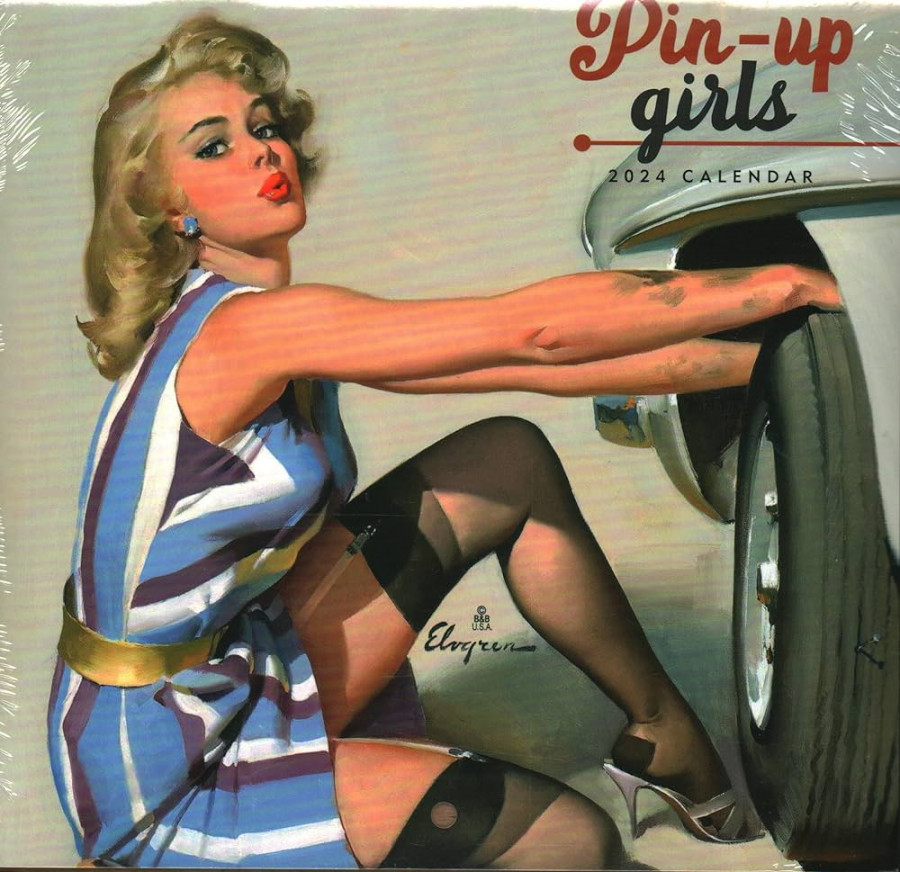 Pin Up Girls Mini Wall Calenar