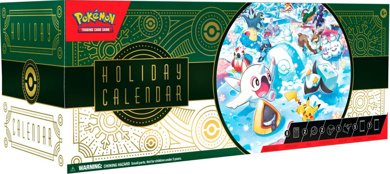 Pokemon TCG: Holiday Calendar"  Revealed for August