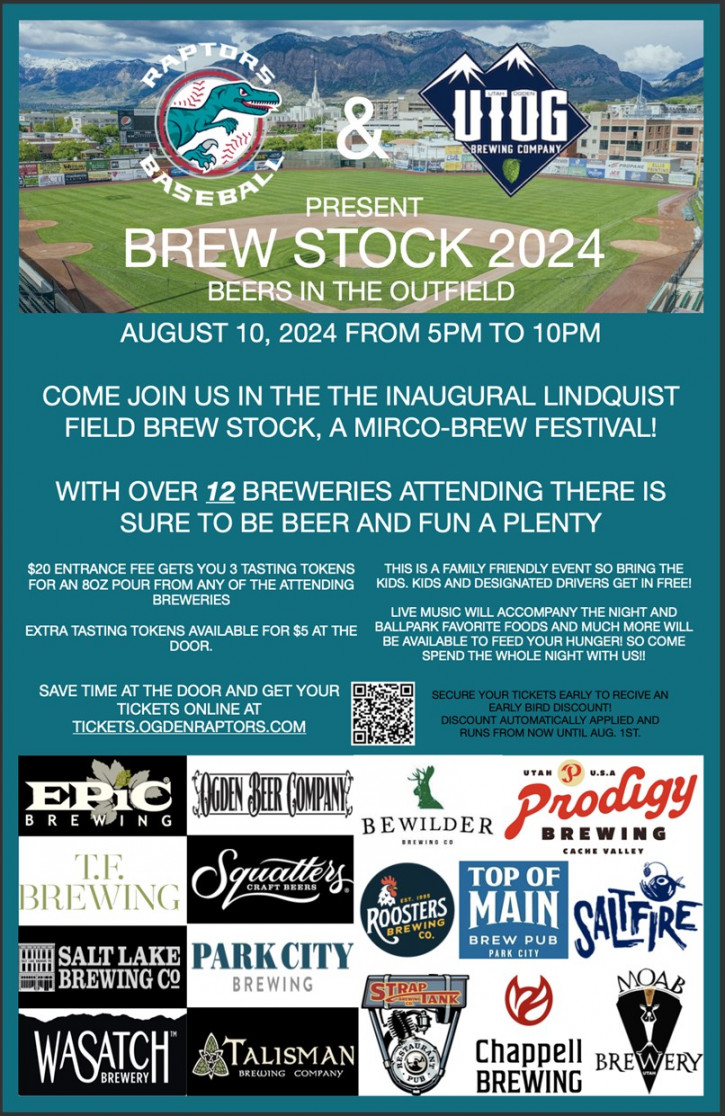 Beer Stock, Sat, Aug , ,  - pm - Full Calendar of Ogden