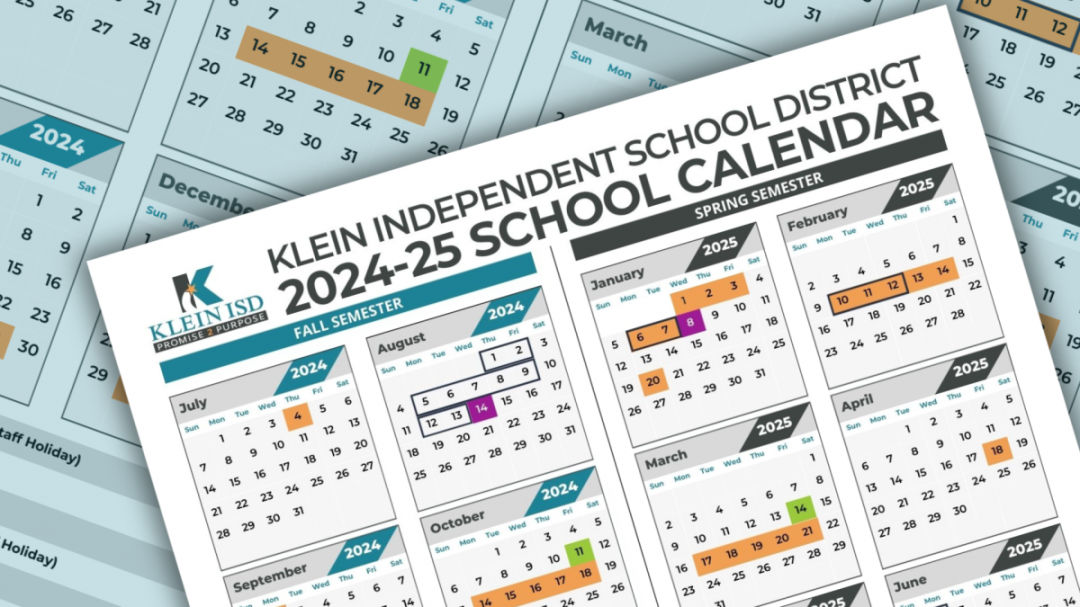 Klein ISD Board of Trustees Approve - Academic Calendar