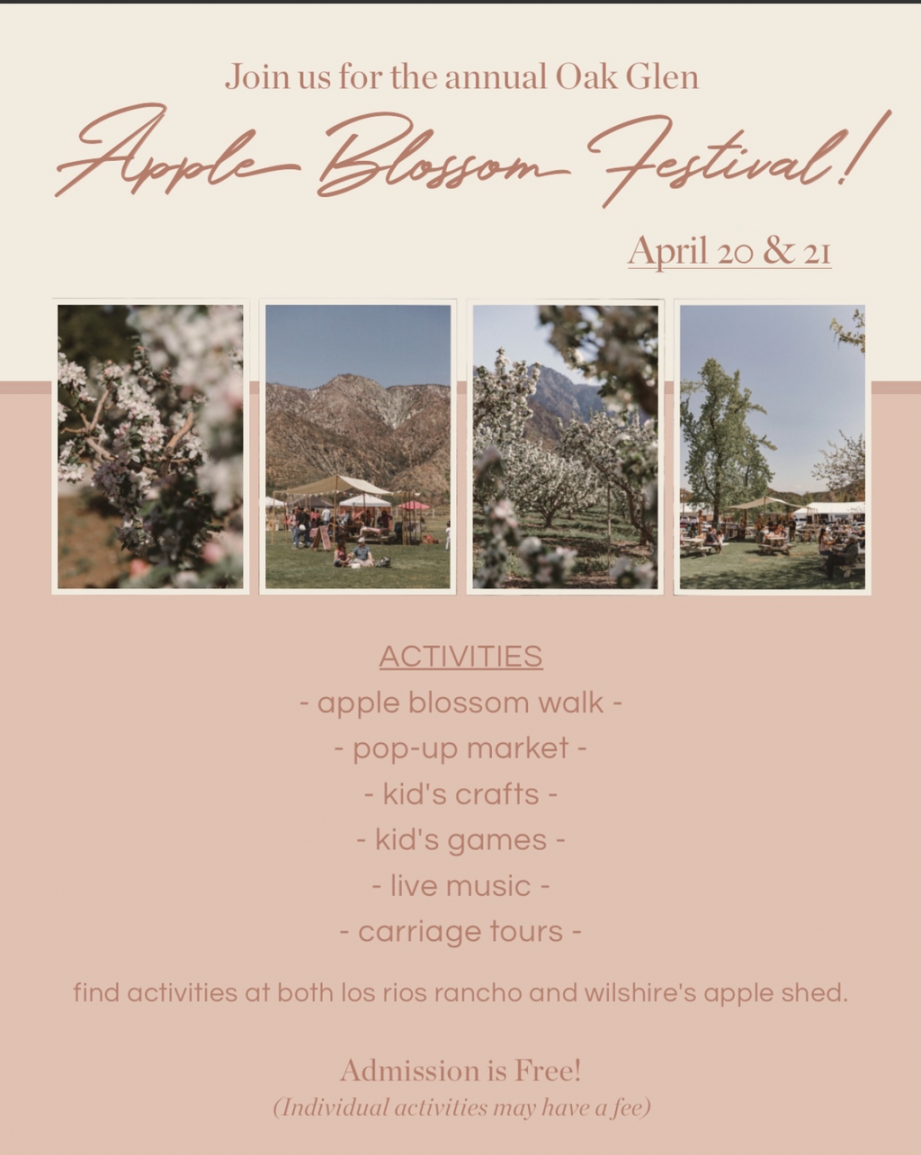 APPLE BLOSSOM FESTIVAL, OAK GLEN — Average Socialite