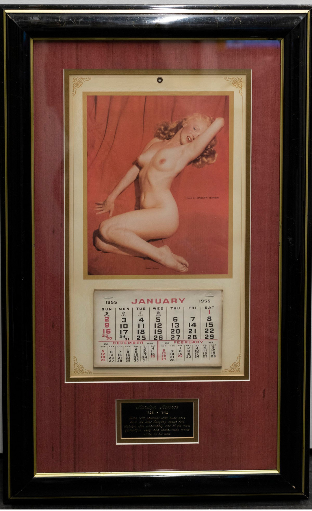 MARILYN MONROE - Original Golden Dreams Calendar c