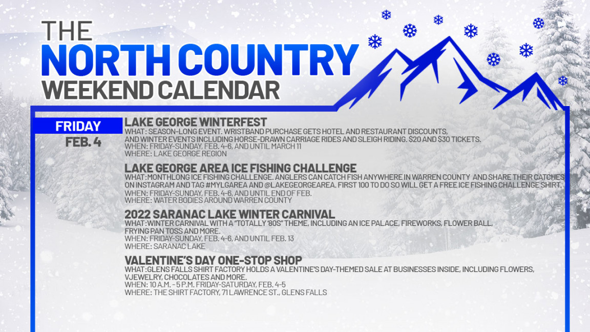 North Country Weekend Calendar: An icy carnival kickoff