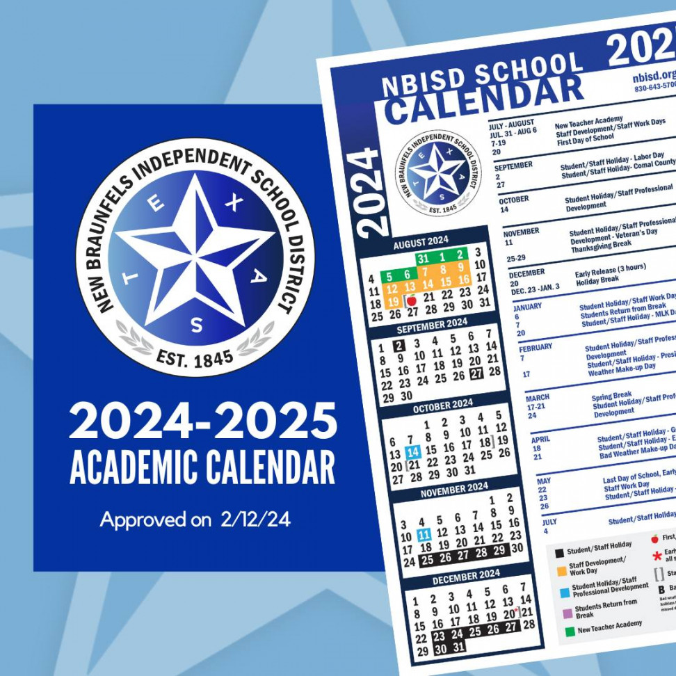 Board approves - school calendar - NBISD