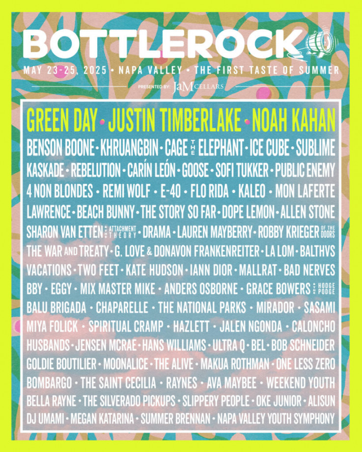 BottleRock Napa Valley Music Festival May -, 20  Info